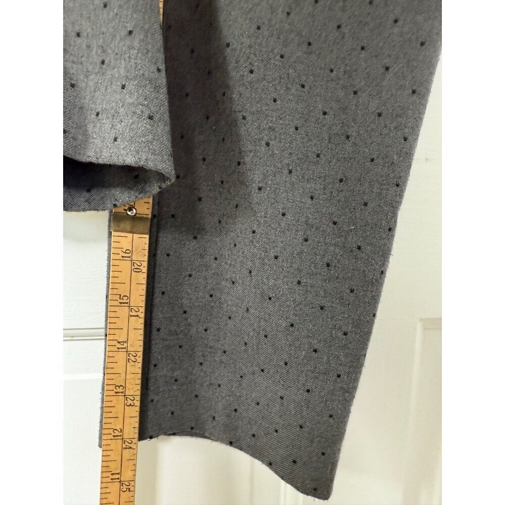 LOFT Petite Marisa Women's Grey with Black Dots Pant Size 4P - Picture 11 of 13